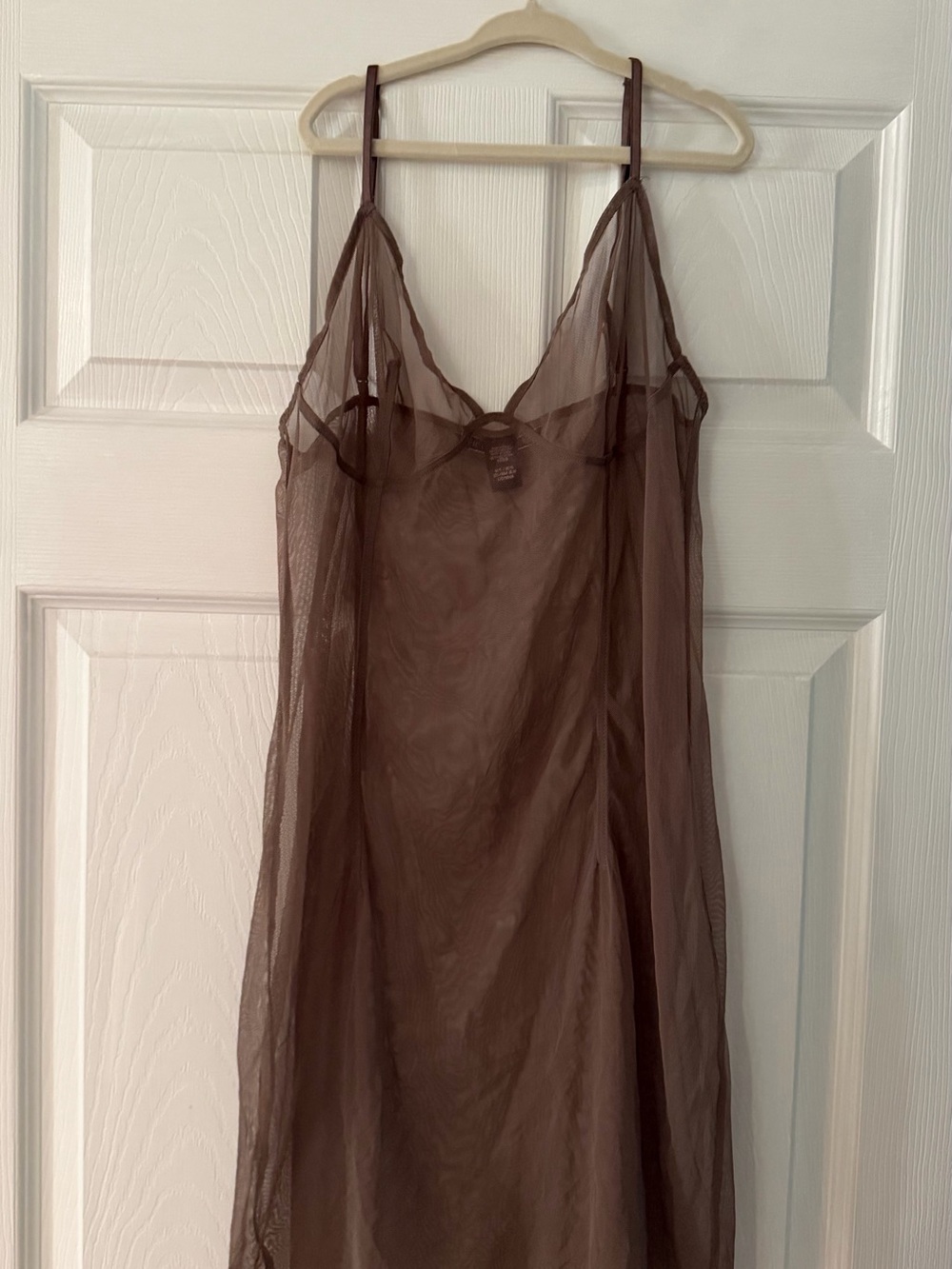 Sheer Brown Slip Dress - Women's Intimates. VICTORIA SECRET